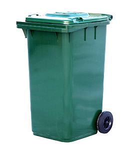 Контейнер мусорный 240л зеленый
